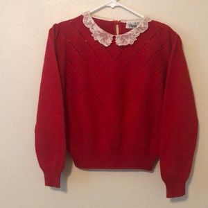 Vintage Knit Holiday Partners  Sweater